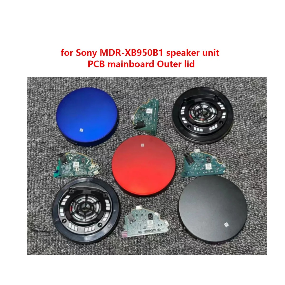 Original brand new speaker unit PCB mainboard Outer lid for Sony MDR-XB950B1 Earphone MDR-XB950B1 service parts