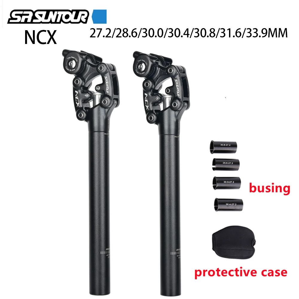 

SR SUNTOUR NCX Bicycle Seat Post MTB Dropper 27.2mm/30.9mm/31.6mm/33.9mm*350mm Mountain Bike Suspension Seatpost 50mm Travel