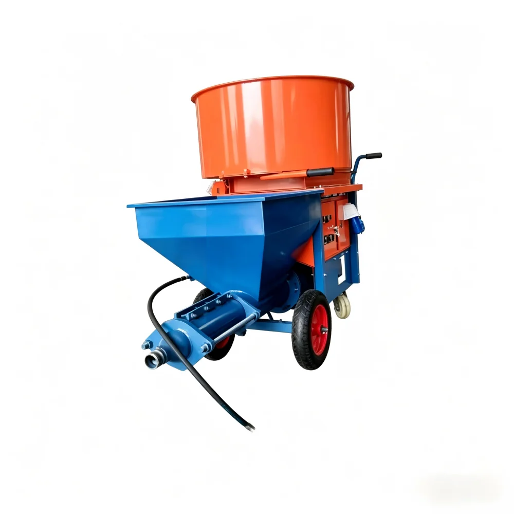 511 711 Type Mortar Spraying Machine Portable Wall Cement Gypsum Render Plastering Equipment