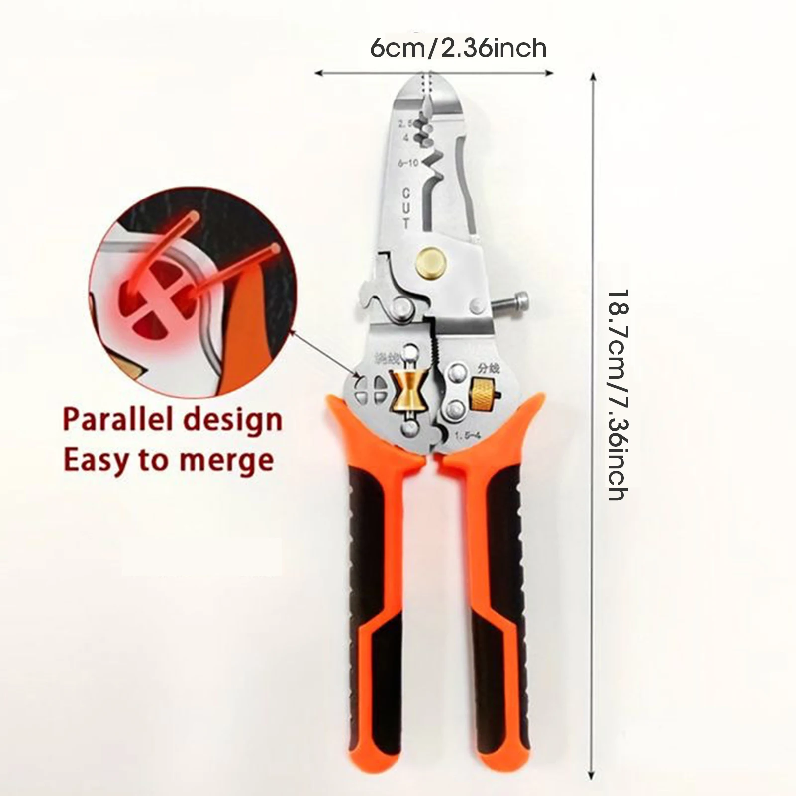 10 In 1 Stripping Pliers, Wire Stripper, Multifunctional Ring Crimper, Electrician\'s Network Cable Stripper, Wire Stripper Tools