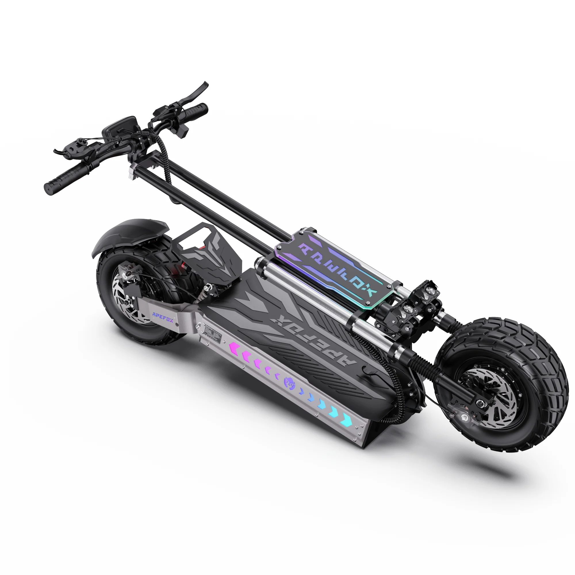 APEFOX T90 Erwachsenen-Elektroroller Doppelmotor Faltbarer E-Scooter 60V 31,2AH 13 Zoll Offroad-Reifen Geländetauglicher Elektroroller – Detail 21