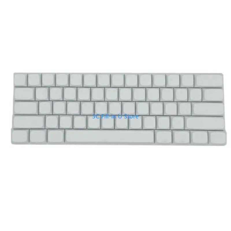 G8TA 61 PBT Blank Keycaps XDA PROFILS GAMERS NON LETTRE KEYCAP blanc pour les commutateurs Keyboards mécaniques