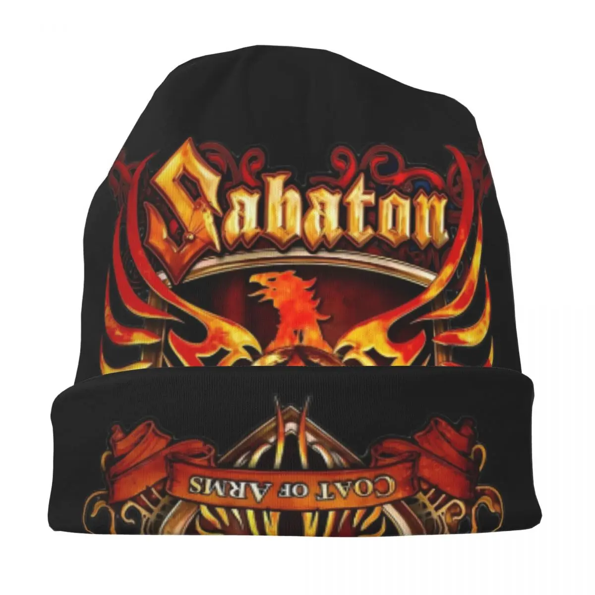 Heavy Metal S-Sabatons Music Band Bonnet Hat Cool Outdoor Skullies Beanies Hat for Men Women Spring Dual-use Cap