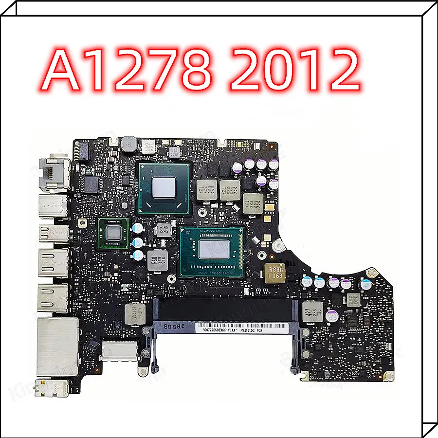 Original a1278 mother map for MacBook Pro 13 inch a1278 map logic I5 2,5 GHz i7 2,9 GHz-3115-B