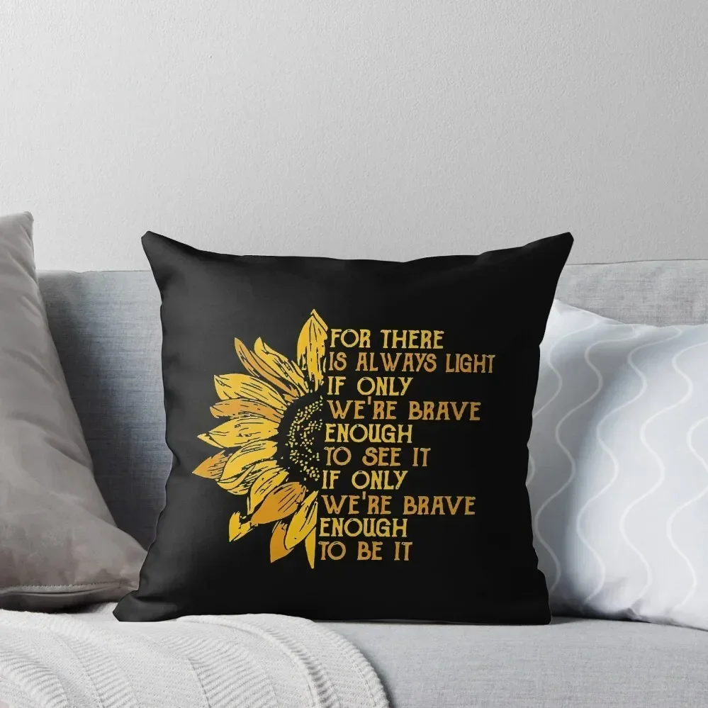 

Sunflower You Are My Sunshine Love Fishing Throw Pillow christmas ornaments 2025 Pillow Covers Decorative Bed pillowcases pillow