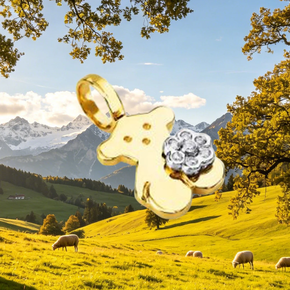 

Очаровательный мини-кулон в виде медведя из серебра 925 пробы, в испанском стиле, простой подарок для девушки