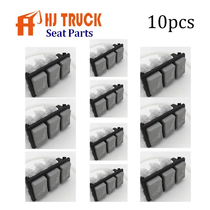 

10PCS Truck parts Backrest adjustment switch 440365 81623986093 42538404 29074-02/04E For ISRI6860NTS2/MAN/IVECOO/DAF/SCANIA