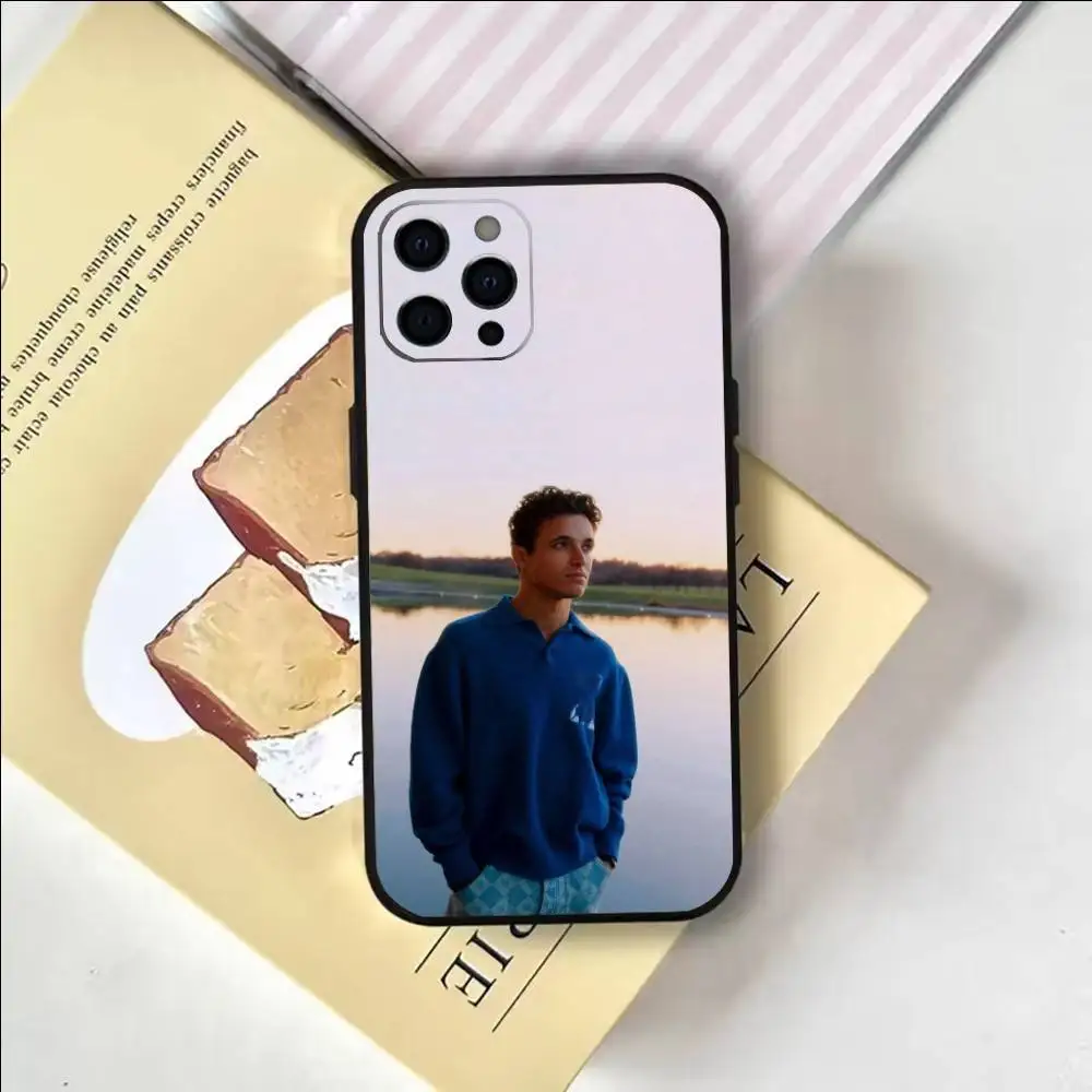 L-Landos N-Norris   Phone Case For iPhone 17,16,15,14,13,12,11 Plus,Pro Max,Soft Silicone Black Cover