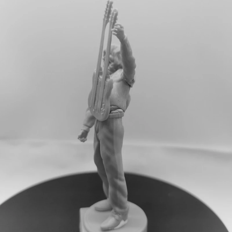 1/24 Bilancia 75mm Altezza Figura In Resina Rock Star Modello Assemblato Kit Statua Smontato e Non Verniciato giocattolo di stampa 3D