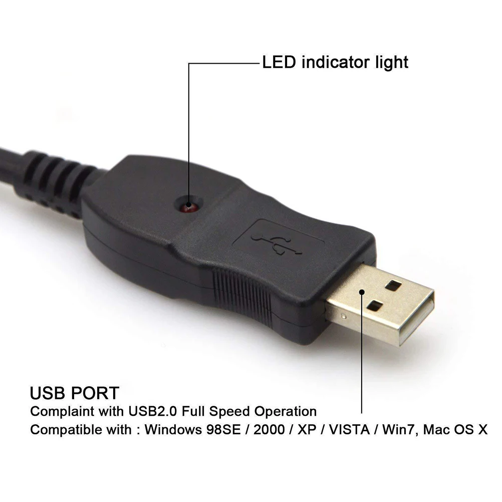 

USB to XLR Cable 3M Black Recording USB Microphone Cable Audio Accessory Converter Male Female Adapter High Quality