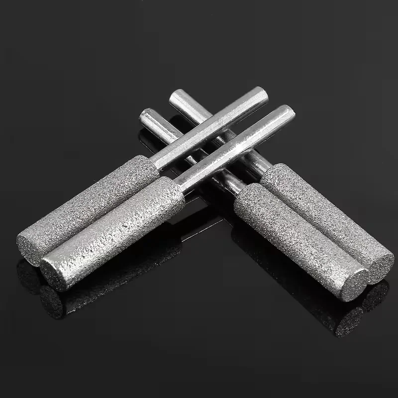 14PCS Diamond Chainsaw Sharpening Tool Set with Coated Corundum Grinding Heads for Efficient Chainsaw Edge Sharpening