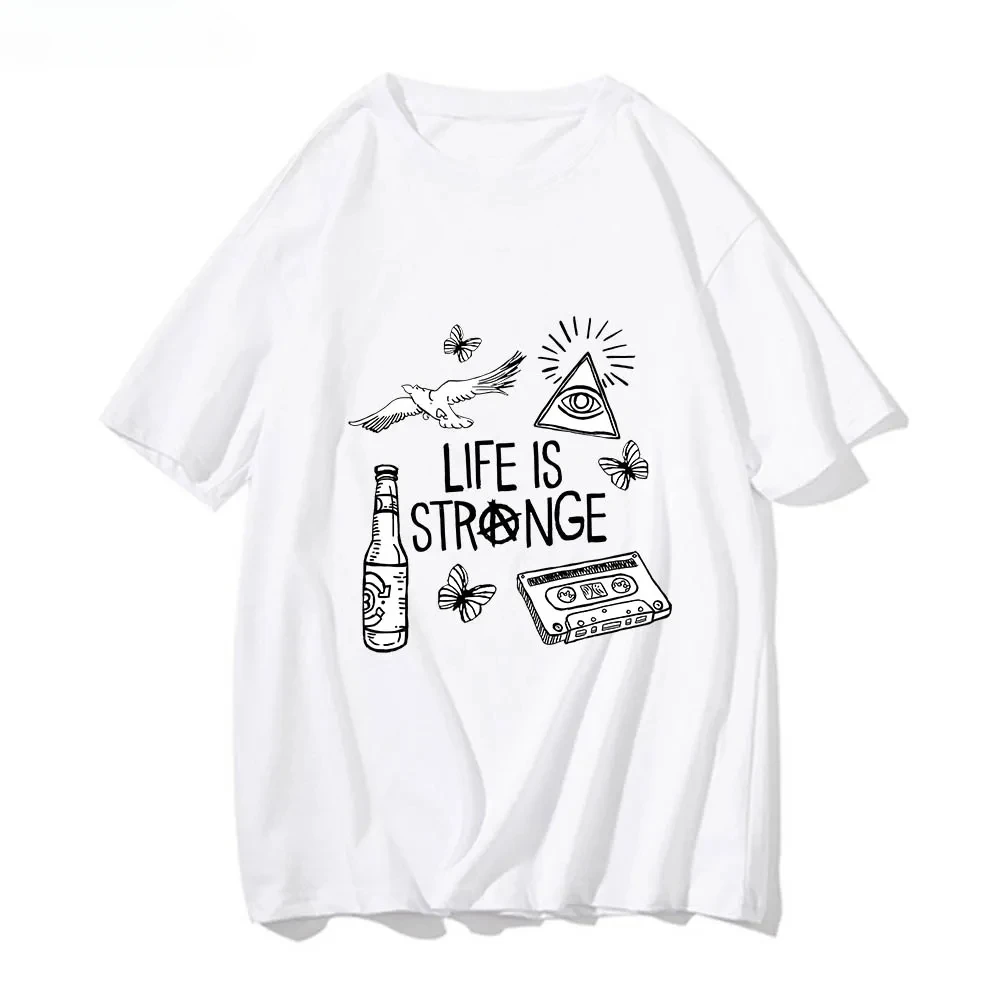 Life Is Strange Harajuku Anime T-shirts Cute Manga/comic Tshirt Funko Pop Tee-shirt Short Sleeve Men/women T Shirt