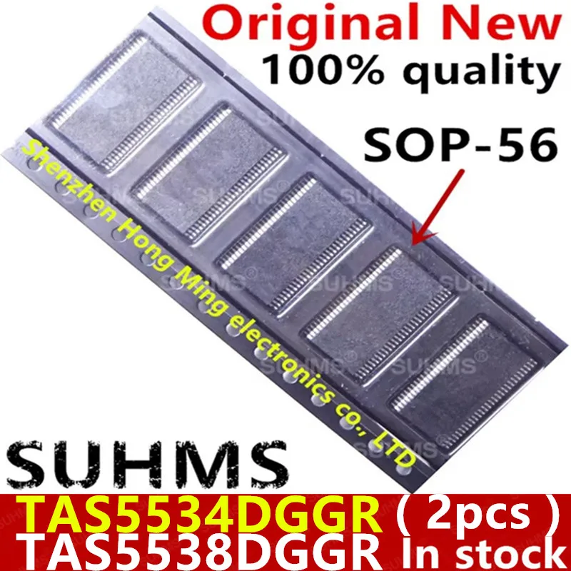 (2 peças) 100% Novo Chipset TAS5534 TAS5538 TAS5534DGGR TAS5538DGGR sop-56