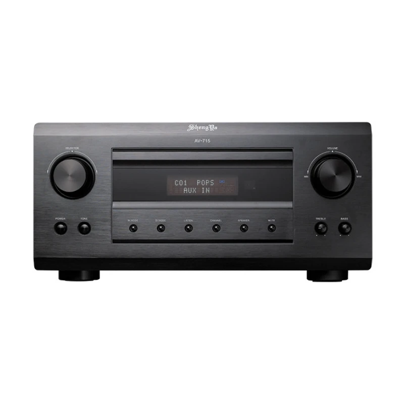 SY-13 Shengya AV-715 Home Theater Amplificador de potência de 7 canais 150W X7 (8Ω) 90dB (entrada 7,1)