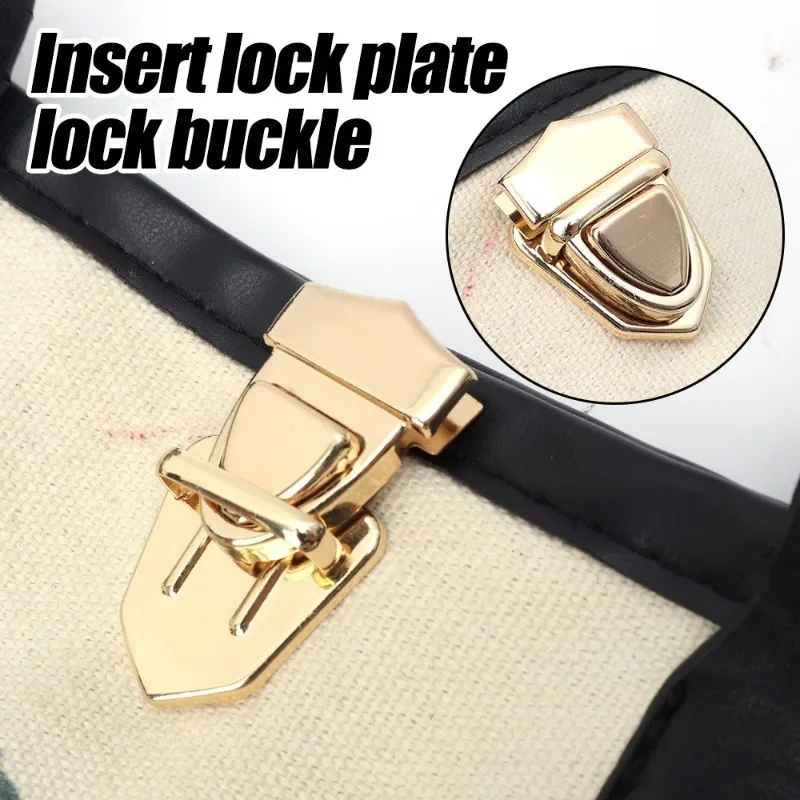 New Metal Bag Lock Clasp Catch Buckles for Handbags Shoulder Bags Purse Totes Closures Snap Clasps DIY Craft Bag Accessories