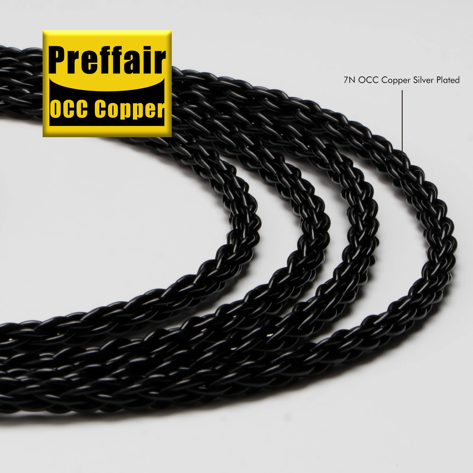 

Preffair 8 strands OCC Silver Plated 2.5mm 3.5mm XLR Balanced Headphone Cable For HD580 HD600 HD650 HDxxx HD660S HD58x HD6xx