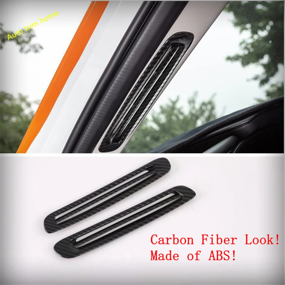 

Inner Window Pillar A Air Outlet AC Vent Decoration Frame Cover Trim Fit For Mazda 3 Hatchback Sedan 2019 - 2023 Car Accessories