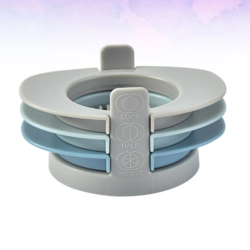 

Stainless Steel 3-in-1 Egg Slicer Multifunction Egg Fancy Egg Dividers Kitchen Egg Separator (Light Grey+Light Blue+Sky-b