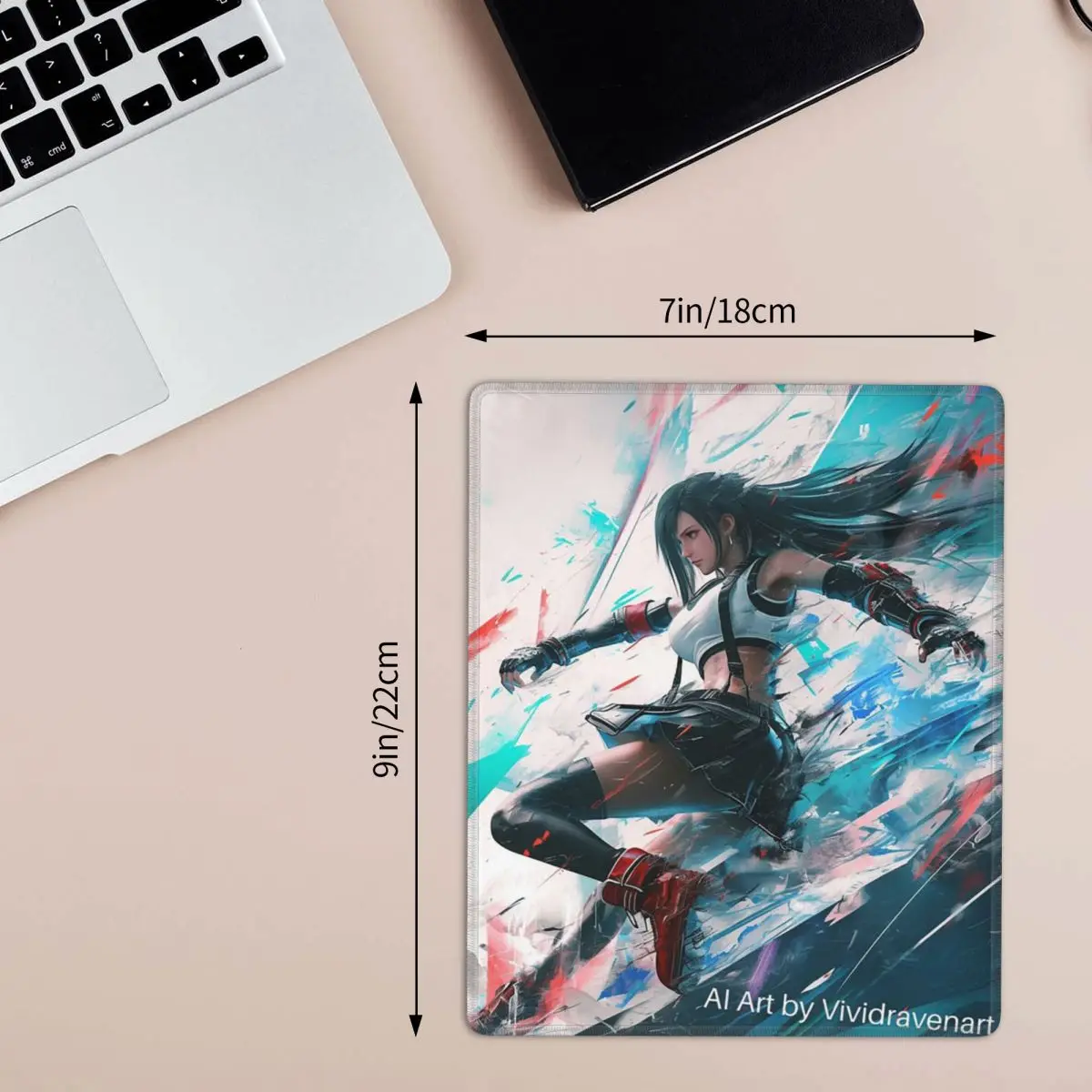 Tifa Lockhart-Final Fantasy 7 Ff7Remake Ffvii Final Mouse Pad Computer Keyboard Mouse Mat Gamer PC Laptop Desk Mat Accessories
