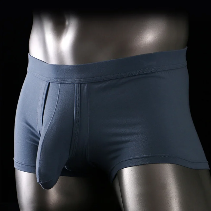 Organic Men Underwear Boxer Shorts Antibacterial Seamless Underpants Male Panties Gift For Men Boxershorts New