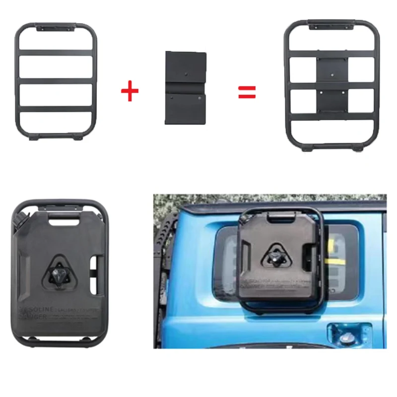 2in1 Rear Window Extension Climbing Ladder For Suzuki Jimny JB64 JB74 2019 2020 2022