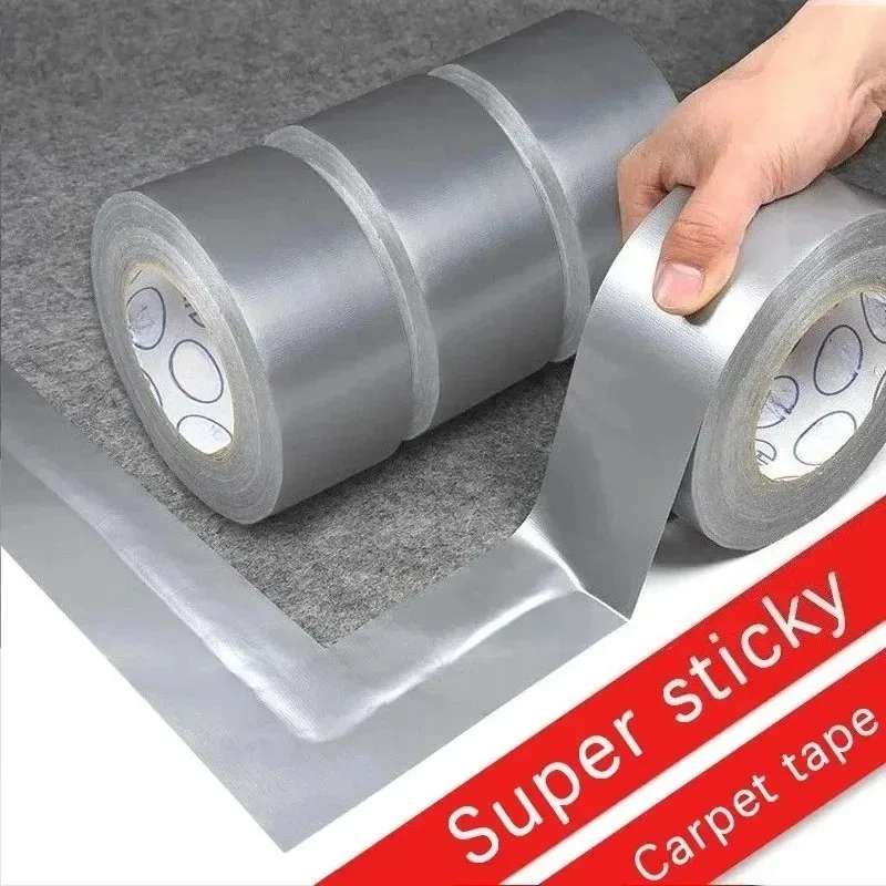 Super Sticky Cloth Duct Tape Carpet Binding Floor Waterproof Heavy Duty Industrial Adhesive Tape Repair Bundles