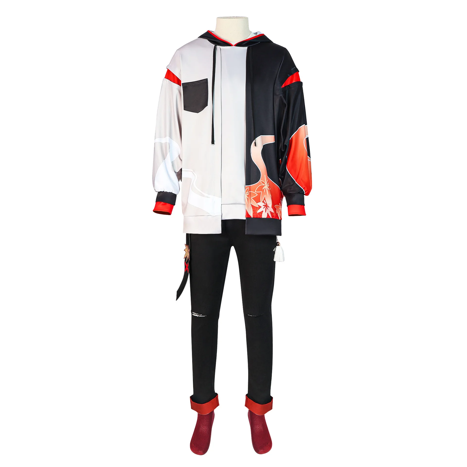 

Yuanshen Cos Service Maple Hara Wanye Daily Cosplay Clothing Sweater Pants Full Set Game Doujin Yuanshen