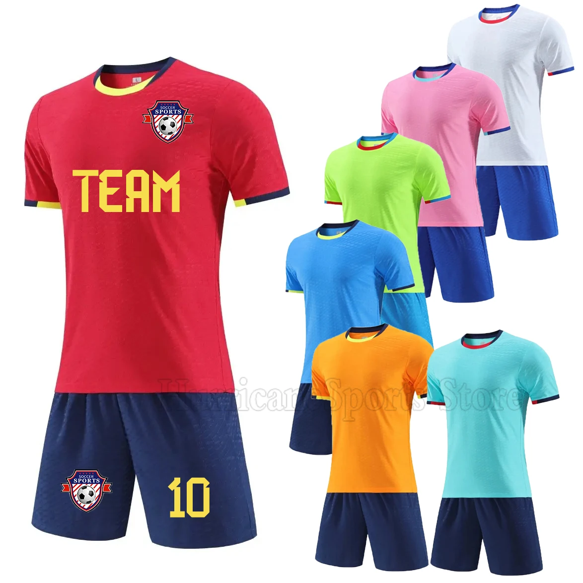 24/25 Men Kids Football Jersey Set Custom Blanks Team Club Soccer Training Uniforms Summer Shirt Shorts Outfit Clothes