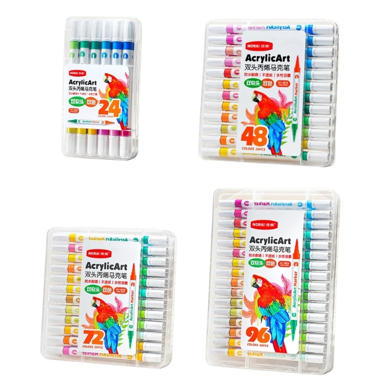 

Acrylic Paint Pens Set Paint Markers for Rock Painting, Ceramic, Glass, Marker Pens for kids Rock Painting, Dropship