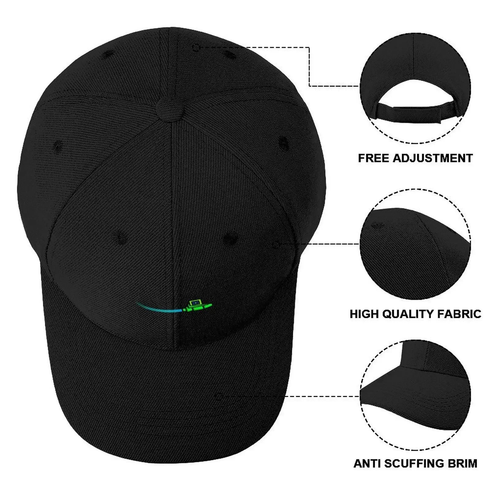 Geometry Dash \t Baseball Cap New In Hat derby hat Men's Luxury Women's