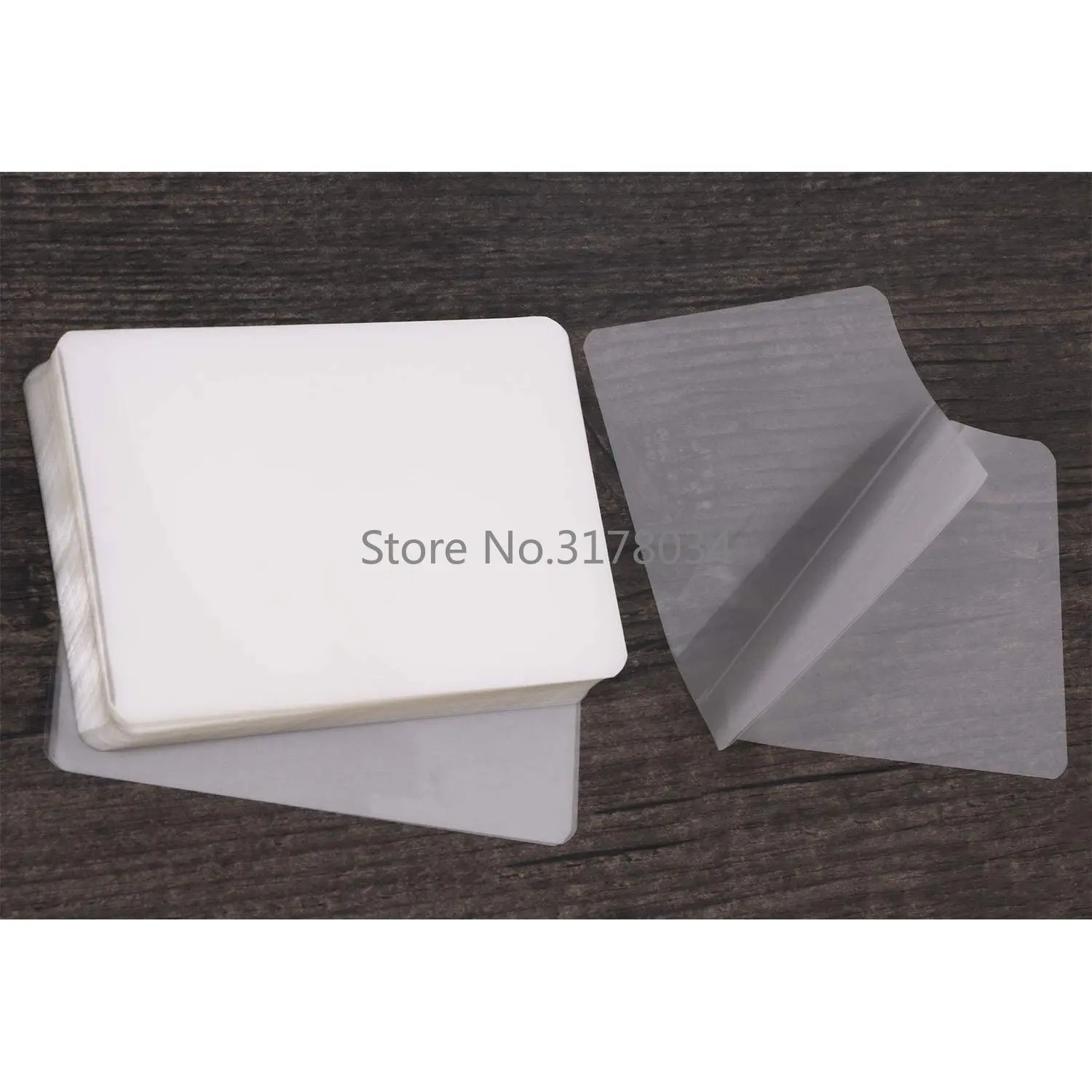 Transparent Universal Thermal Laminating Sheets Pouches Premium Film for Laminator Machine Photo Paper Files Card Picture 100Pcs