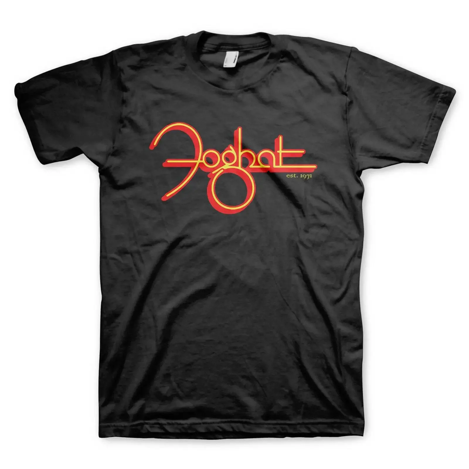 Foghat Yellow And Red Logo T-Shirt