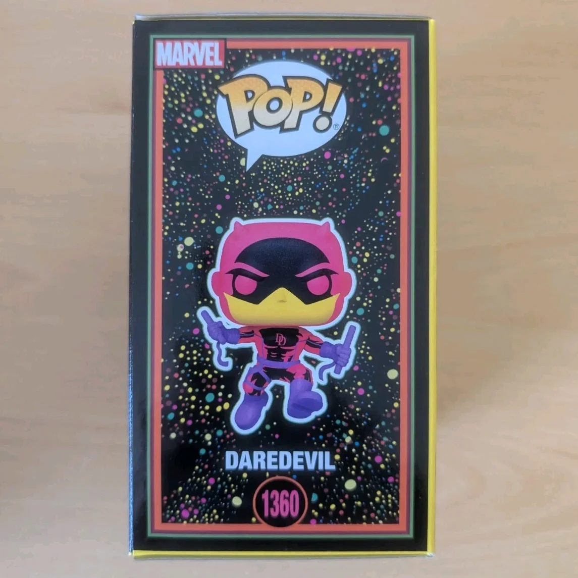 Marvel Daredevil (Classic) (Black Light) 1360 Figures Funko Pop! 3.77 inche Vinyl Figure Collect Limited Edition Model Toy Gift - Image 6