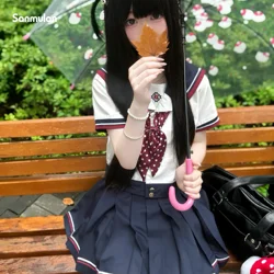 Uniformes JK genuinos japoneses y coreanos para estudiantes, trajes de marinero de estilo universitario dulce, juego de rol, uniforme escolar para mujeres