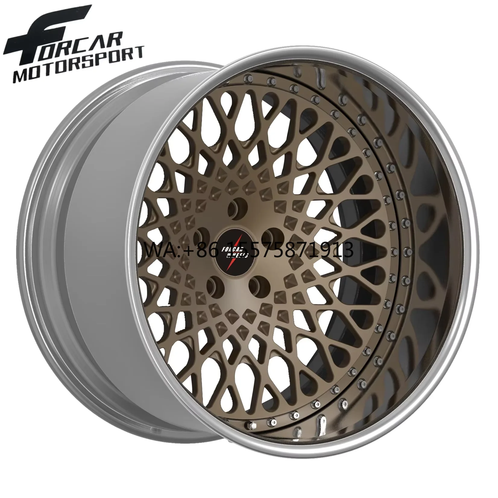 

Deep Concave Two-Piece Passenger Car 16-24 Inch Forcar Factory Manufacture Custom Motorsport Alloy Forged Wheels Rims