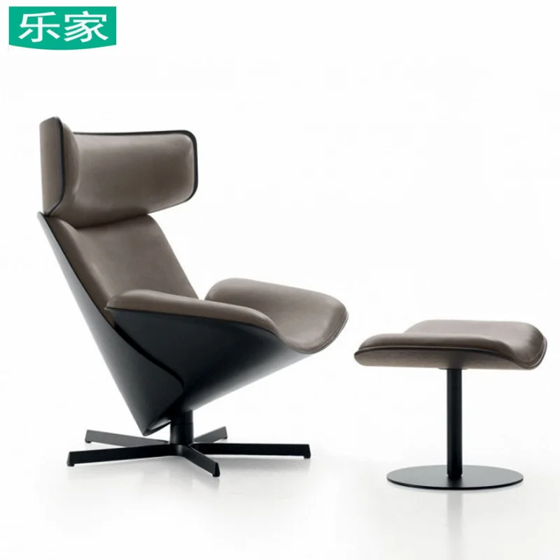 

Fiberglass Zongzi Chair Nordic Living Room Leisure Recliner Swivel Chair