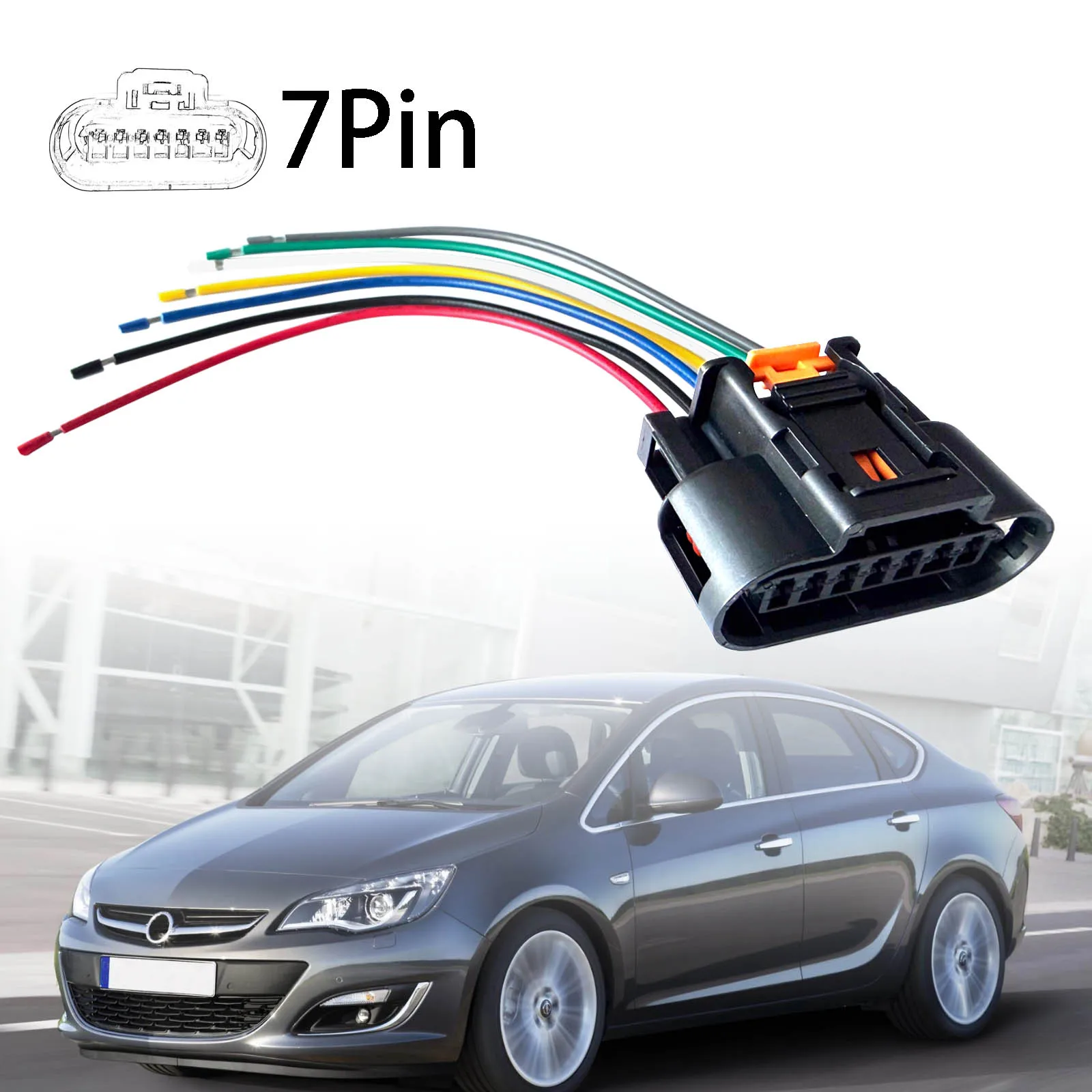 7 Pin Coil Pack Connector Prewired Plug PP10000888 For Opel Vauxhall Adam Ampera Astra Mokka Meriva Insignia Corsa 1930-0958