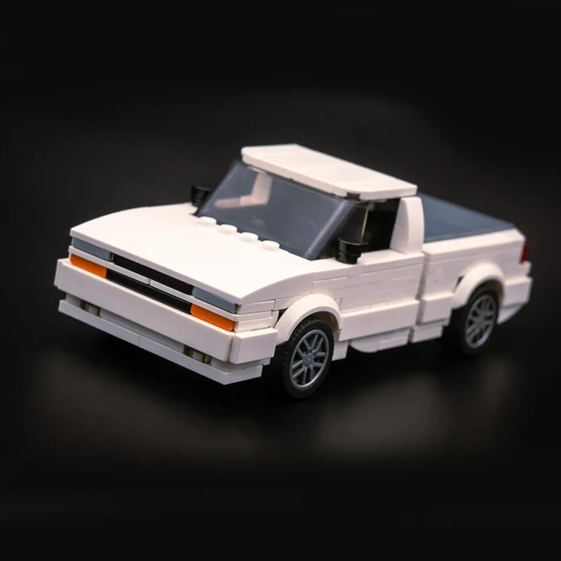 

City Car Model MOC Building Bricks S10 City Pickup Truck Modular Technology Children Holiday Gifts Assemble Toys Suit