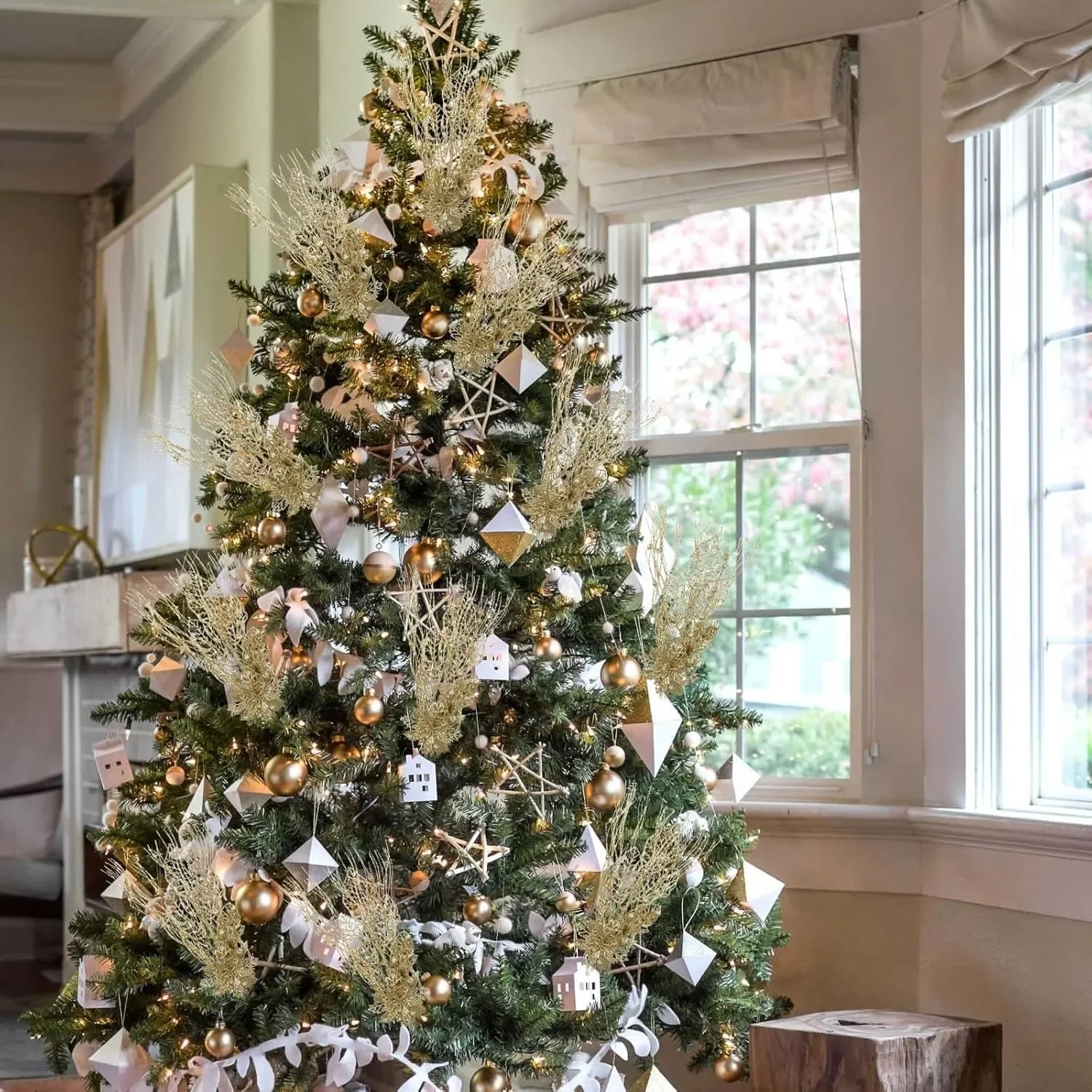 

5Pcs 40cm Artificial Flowers Berries Bouquet Christmas Tree Decor for Party Decor 2026 Xmas New Year Party Decor Navidad