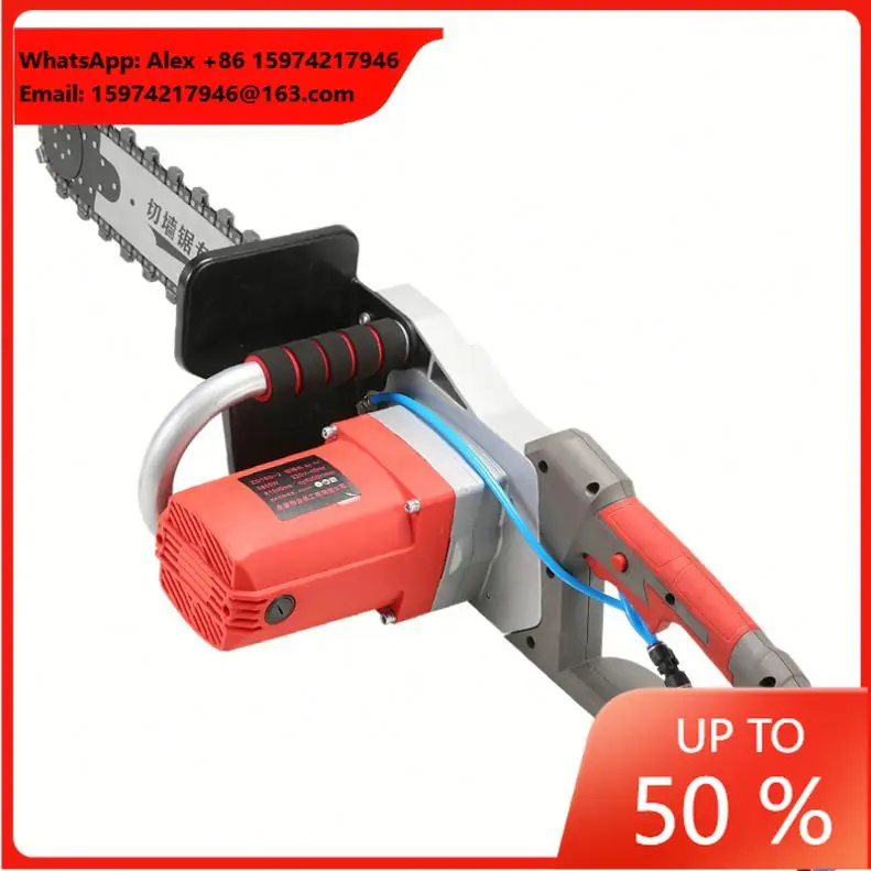 Wholesale High-Grade Electric Concrete Wall Cutting Machine Handheld Diamond Chain Saw Wood Saw 220V Can Cut 350/480mm Depth DIY
