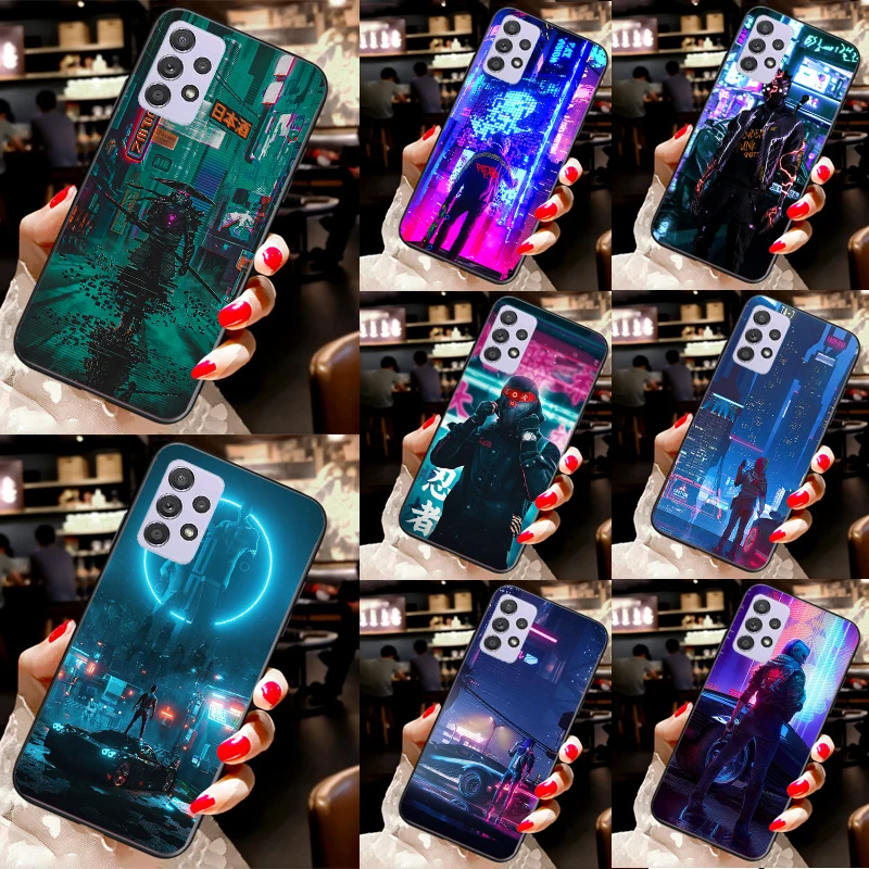 Cyberpunks For Samsung A52 A72 A32 A12 A22 A71 A51 A14 A54 A52S A34 A70 A13 A33 A53 A73 Phone Case