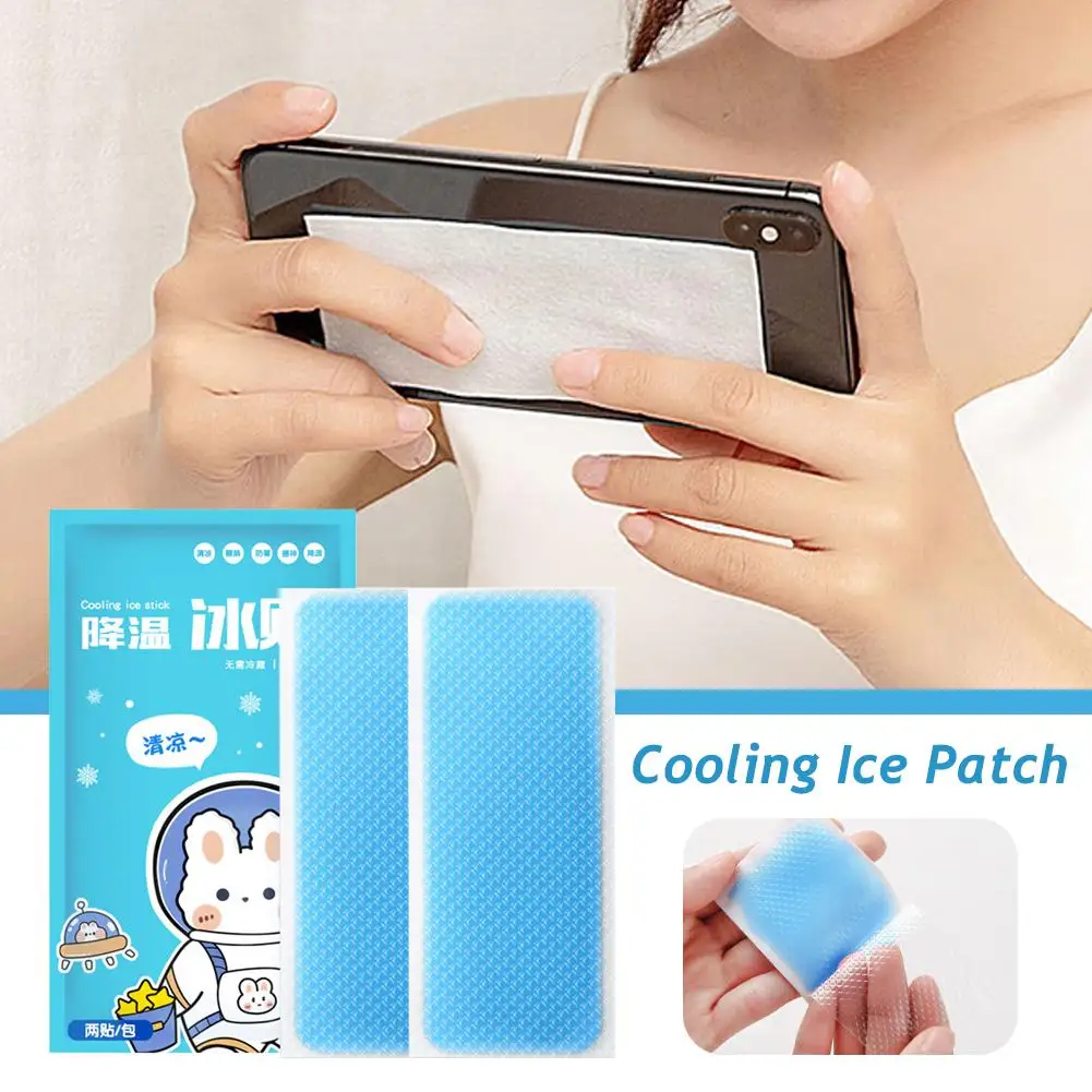 8/2PCS Ice Cooling Patch For Fever Discomfort Cooling Fever Reducer Pads Soothe Headache Pain For Kids Adults Cooling Stick S2T4