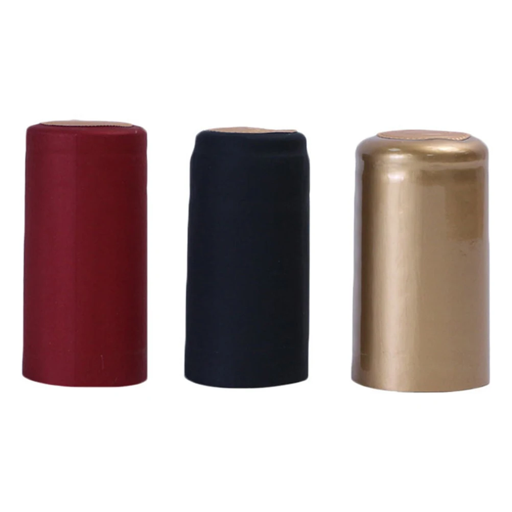 

200 Pcs Bottles Red Heat Shrinkable Glue Cap Empty with Caps Cork Wrap for Accessories