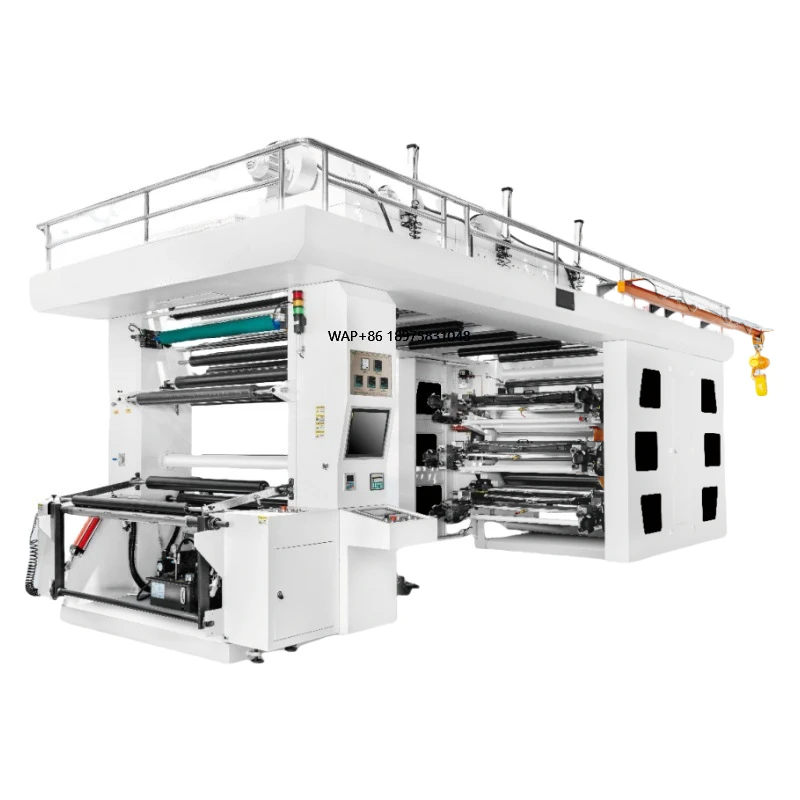 Industrial 6-Color Flexographic Packaging Printer