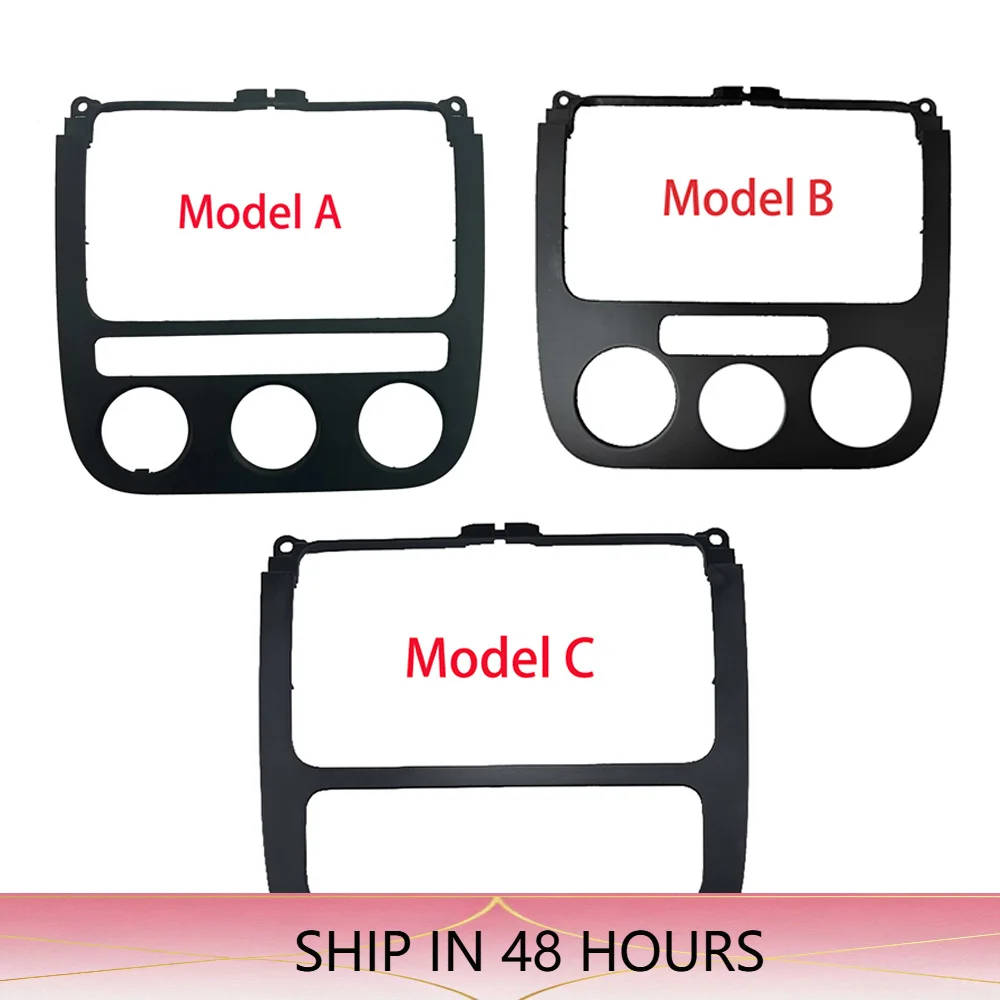 New 1K0858069H 1KD858069J 1KD858069 Climate Control Switch Panel Trim Black Radio Surround for VW J etta 2009 1K0 858 069H Custo