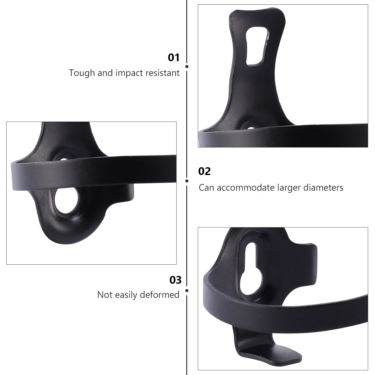 Bike Water Bottle Holder Aluminium Alloy Material Durable Long Lasting Scientific Structure Portable Lightweight Easy Install