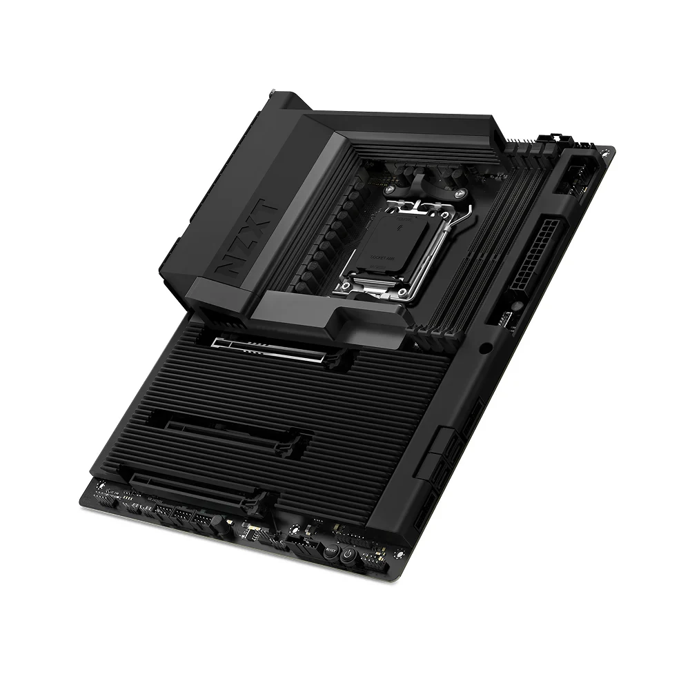 NZXT N7 B850 AM5 minimalist armor design, support PCIe5.0 quick release ATX main board