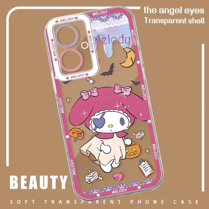 Cute Kuromi Angel Eye Phone Case For Realme C 67 65 63 55 53 35 33 31 30 25 21 20 15 8i 9i Narzo 50 Pro Plus Funda Soft Capa image 5