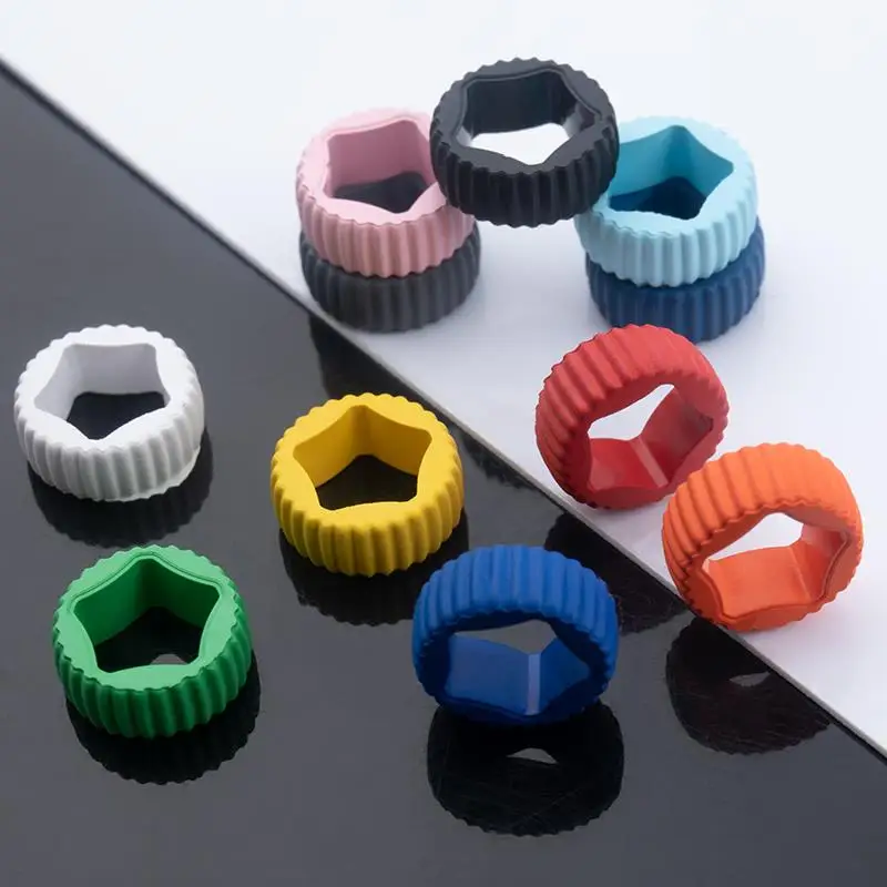 

MAISITU Soft Fluorine FKM Rubber Ring Watchband Crown For RM Richard Mille Strap Loop 023/005/010/030 Five Pointed Star