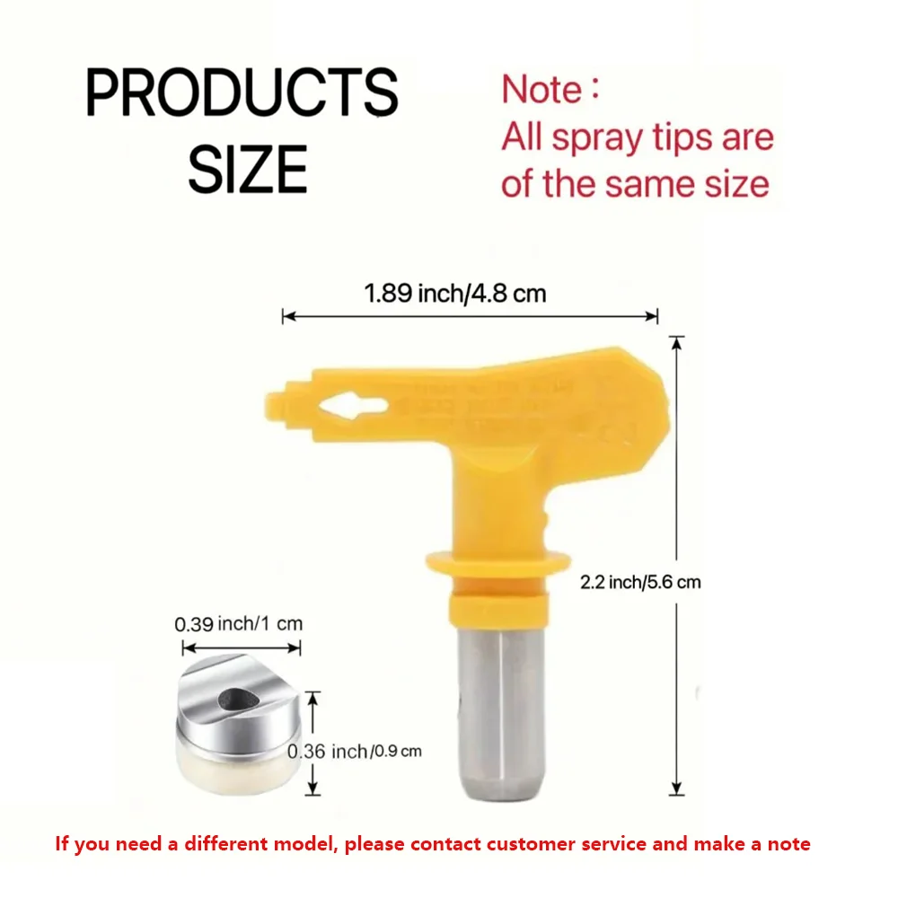 Yellow Various Spray Nozzles Practical Reversible Tungsten Steel Spray Nozzles Home Gardening Tools Spray Nozzles